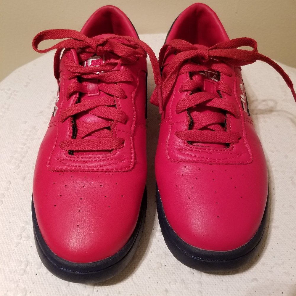 Vintage FILA Red & Navy Unisex Sneakers